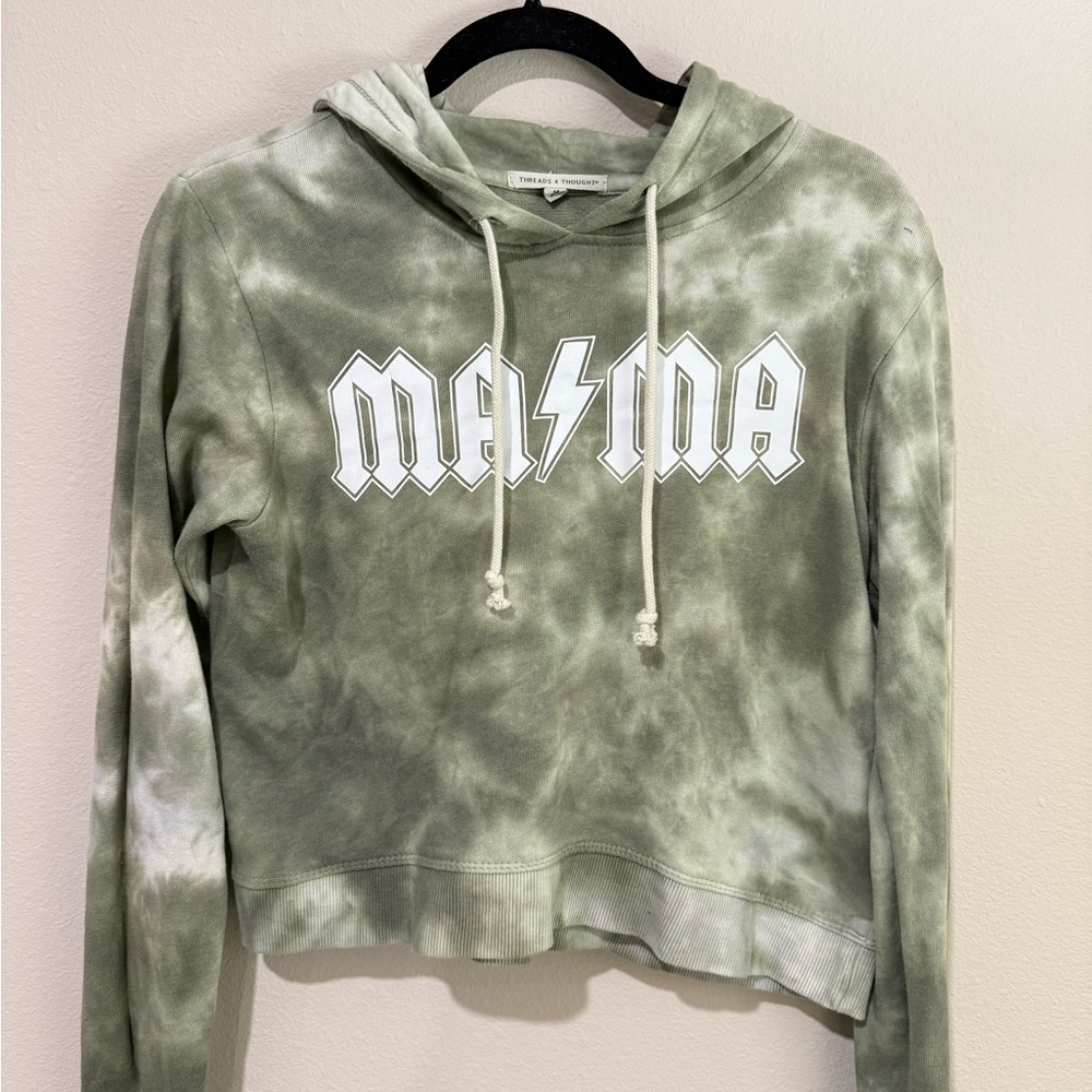 Threads 4 Thought Olive Tie-Dye Hoodie